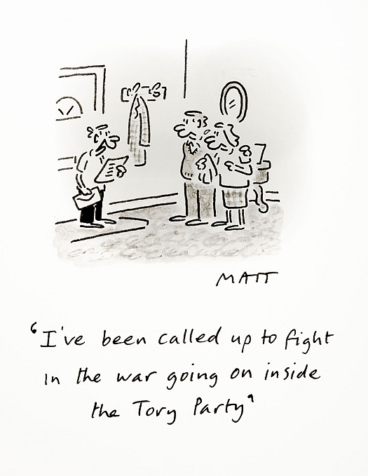 I've been called up to fight in the war going on inside the Tory Party