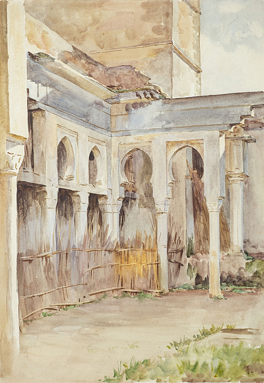 Courtyard with Horseshoe Arches