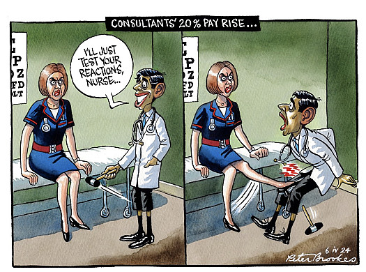 Consultants' 20% pay rise ...