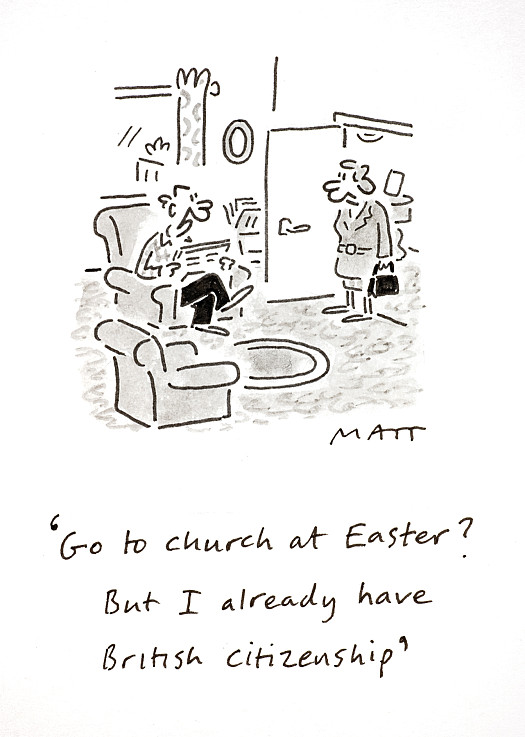 Go to church at Easter? But I already have British citizenship