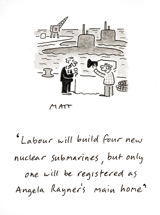 Labour will build four new nuclear submarines, but only one will be registered as Angela Rayner's main home