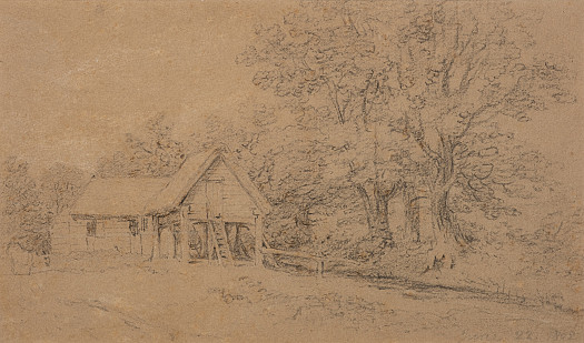 A Barn at the Edge of a Wood, East Bergholt