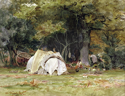 The Gipsy Camp near the Kennels Between Lyndhurst &amp; Minstead