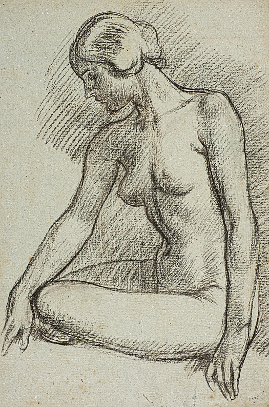 Seated Nude, Looking Down