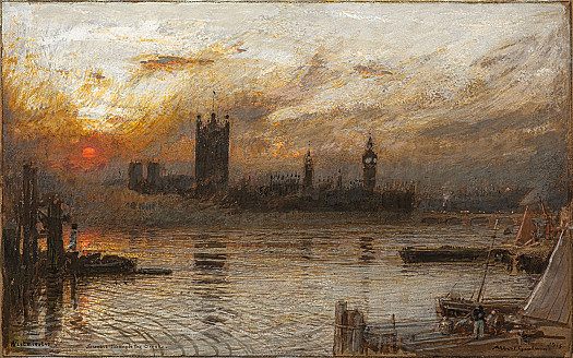 Westminster, Sunset Through the Smoke