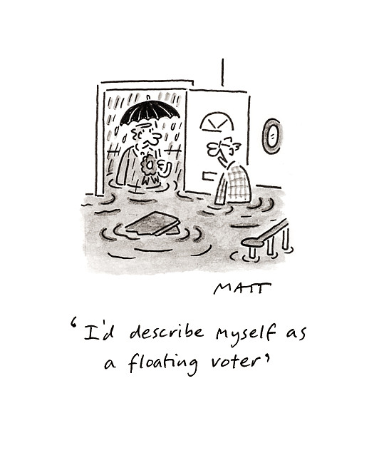 I'd describe myself as a floating voter