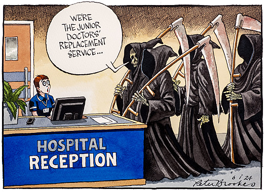 We're the junior doctors' replacement service ...