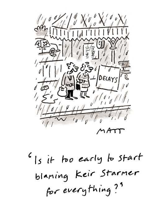 Is it too early to start blaming Keir Starmer for everything?
