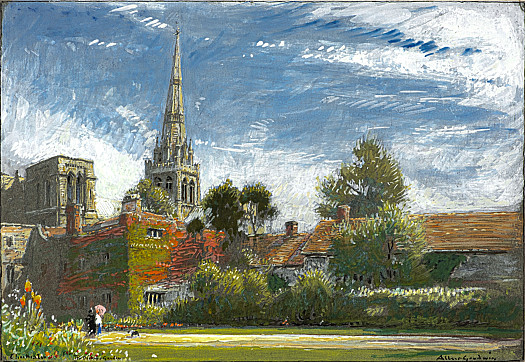 Chichester from the Bishop's Garden