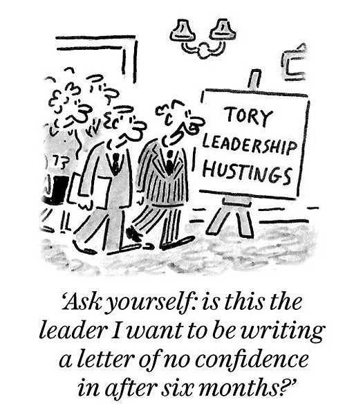 Ask yourself: is this the leader I want to be writing a letter of no confidence in after six months?