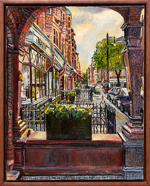 Doorway in Mount Street, Summer Evening