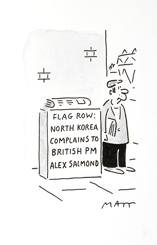 Flag Row: North Korea Complains to British PM Alex Salmond