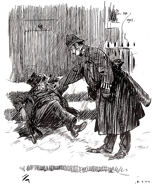 Christmas Comes But Once a Year
Policeman X to old gent who has been 'seeing it in': Let me help you Sir! Dear me, Sir, and a gentleman in your position, Sir!