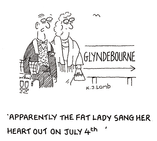 Apparently the Fat Lady Sang Her Heart Out on July 4th