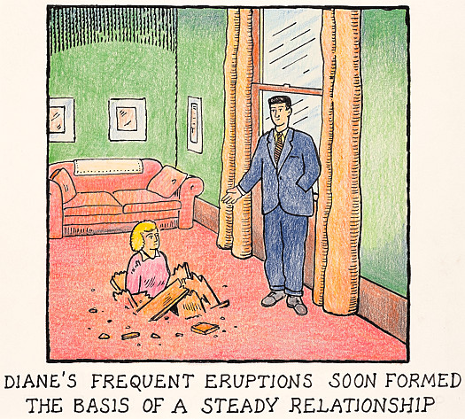 Diane's Frequent Eruptions Soon Formed the Basis of a Steady Relationship