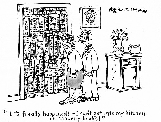 It's Finally Happened! - I Can't Get Into My Kitchen For Cookery Books!