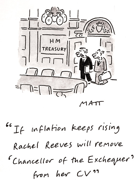 If inflation keeps rising Rachel Reeves will remove 'Chancellor of the Exchequer' from her CV