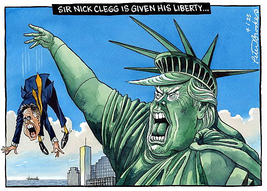 Sir Nick Clegg is given his liberty ...