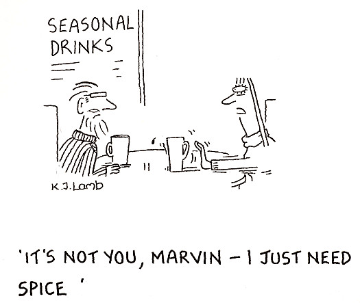 It's not you, Marvin &ndash; I just need spice