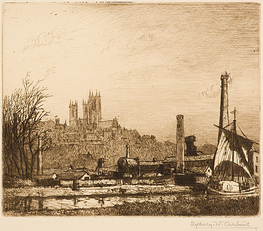 Distant View of Lincoln Cathedral