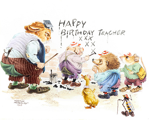 Happy birthday teacher