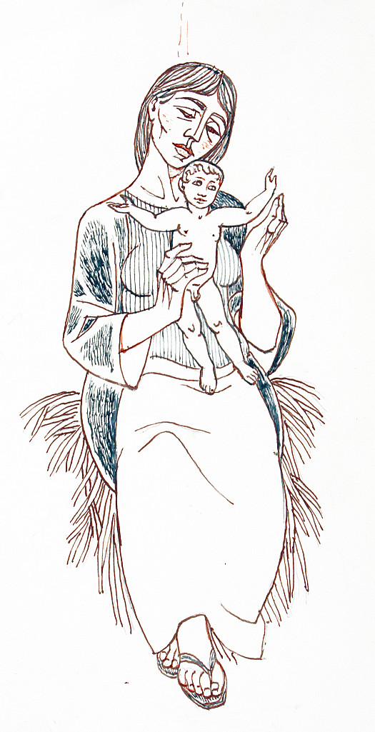 Mother and Child
Study For Adoration of the Shepherds