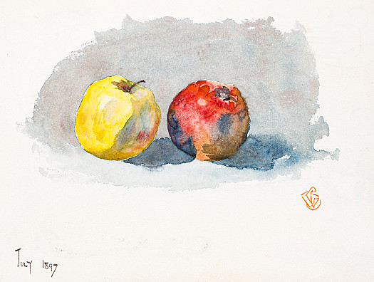 Still Life with Two Apples