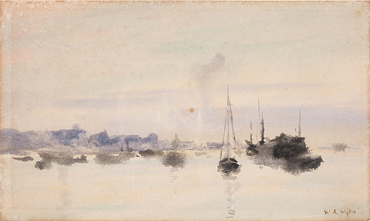 Moored Boats at Dawn