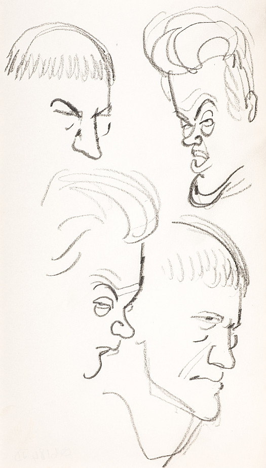 Head studies from Luther