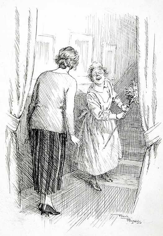 The Tyranny of SlangMistress (to New Maid) &ndash; 'Mary, You Haven't Half Dusted the Dining Room'Mary (Highly Gratified) &ndash; Ah! Not' Alf I'avent!'