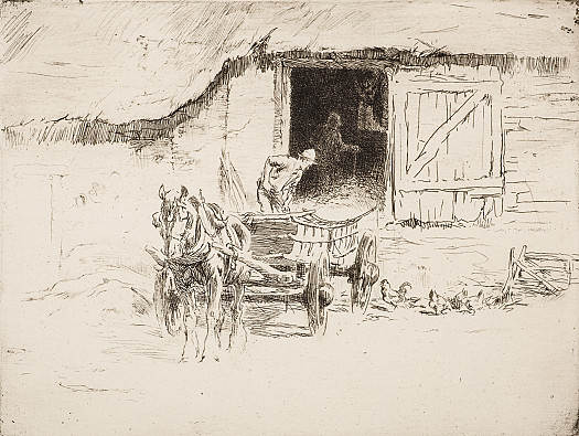 Outside the Barn, C1912