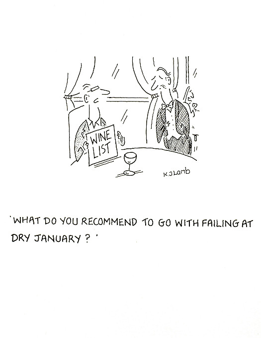 What do you recommend to go with failing at Dry January?