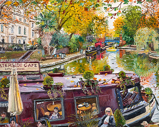 Waterside Cafe, Maida Vale in Autumn