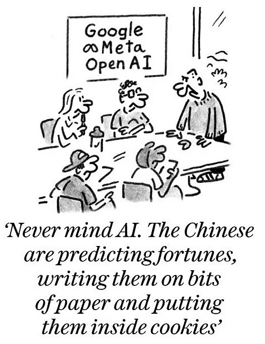 Never mind AI. The Chinese are predicting fortunes, writing them on bits of paper and putting them inside cookies