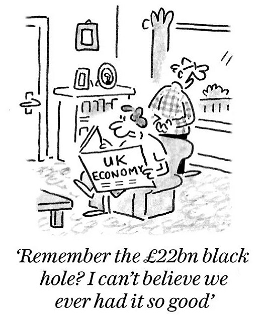 Remember the &pound;22bn black hole? I can't believe we ever had it so good