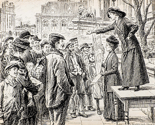 A Poser. Suffragette &ndash; I defy anyone to name a field of endeavour in which men do not receive more consideration than women! Cheerful Idiot &ndash; What about the bally ballet?