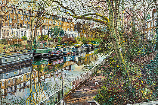 February at the Regent's Canal
Back of Noel Road and Vincent Terrace 2024