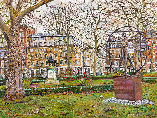 Enzo Plazzotta's Vetruvian Man, St James's Square