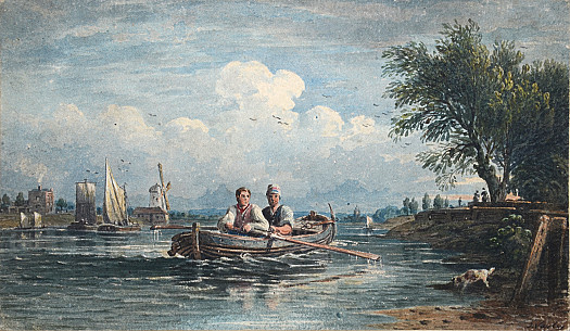 View on the Thames near Battersea