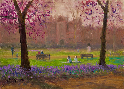 Bluebells, Gordon Square, Bloomsbury, London