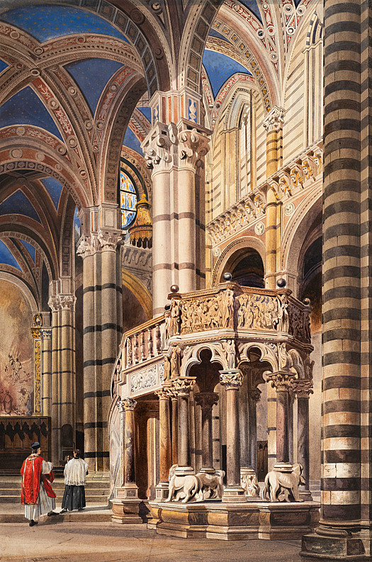 Pisano Pulpit, Siena