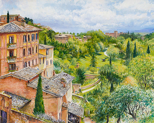 View from the Walls of Siena