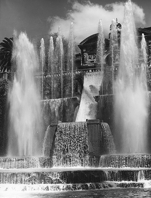 Fontana dell'Organo and Fontana di Nettuno, Villa d'Este, Tivoli, Lazio, 1960