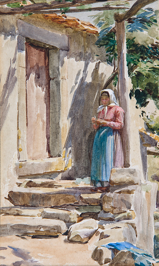 An Italian Peasant Woman