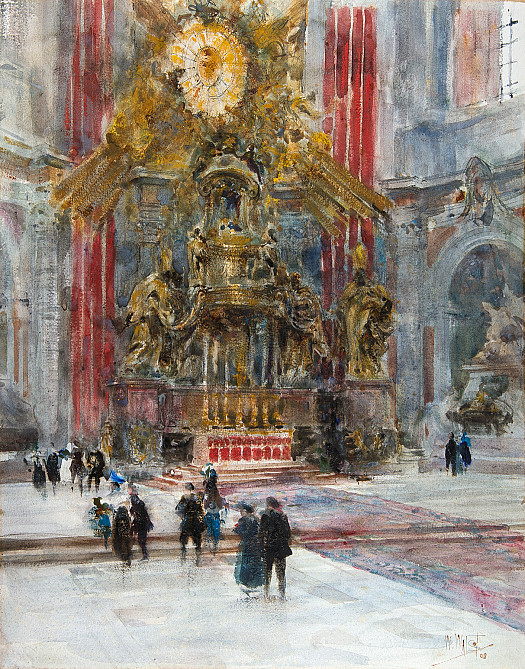 St Peter's Throne, St Peter's Basilica, Rome