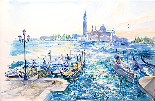 Sunlight on the Lagoon &ndash; Venice