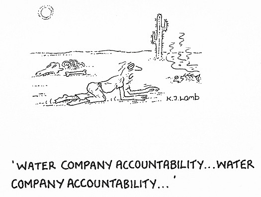 Water company accountability ... Water company accountability ...