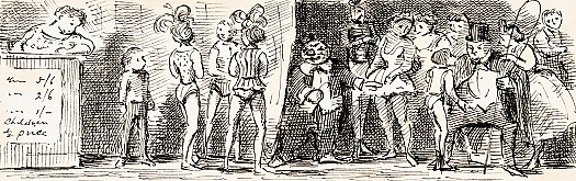 The clowns had painted faces so that Willie did not recognise them at all. The man who seemed to be the boss now wore a black, flowing cloak and a silk top hat, and he carried a long, cracking whip in his hand. Willie could not wait to see them perform their tricks.