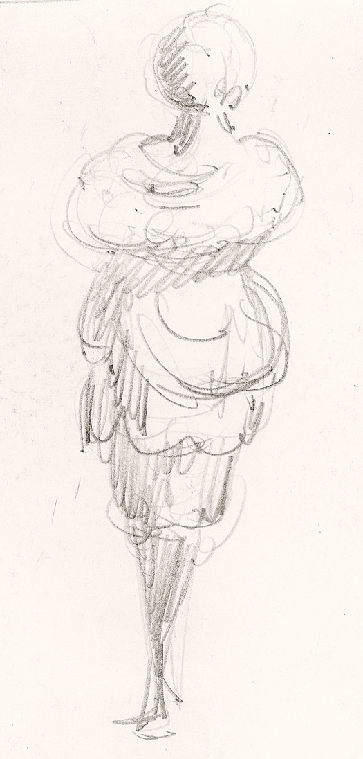 Lady in a fur coat
