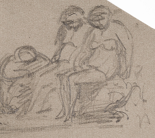 Three Seated Figures